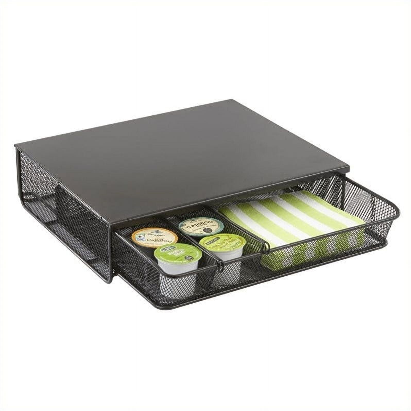 Pemberly Row 1 Drawer Hospitality Organizer in Black