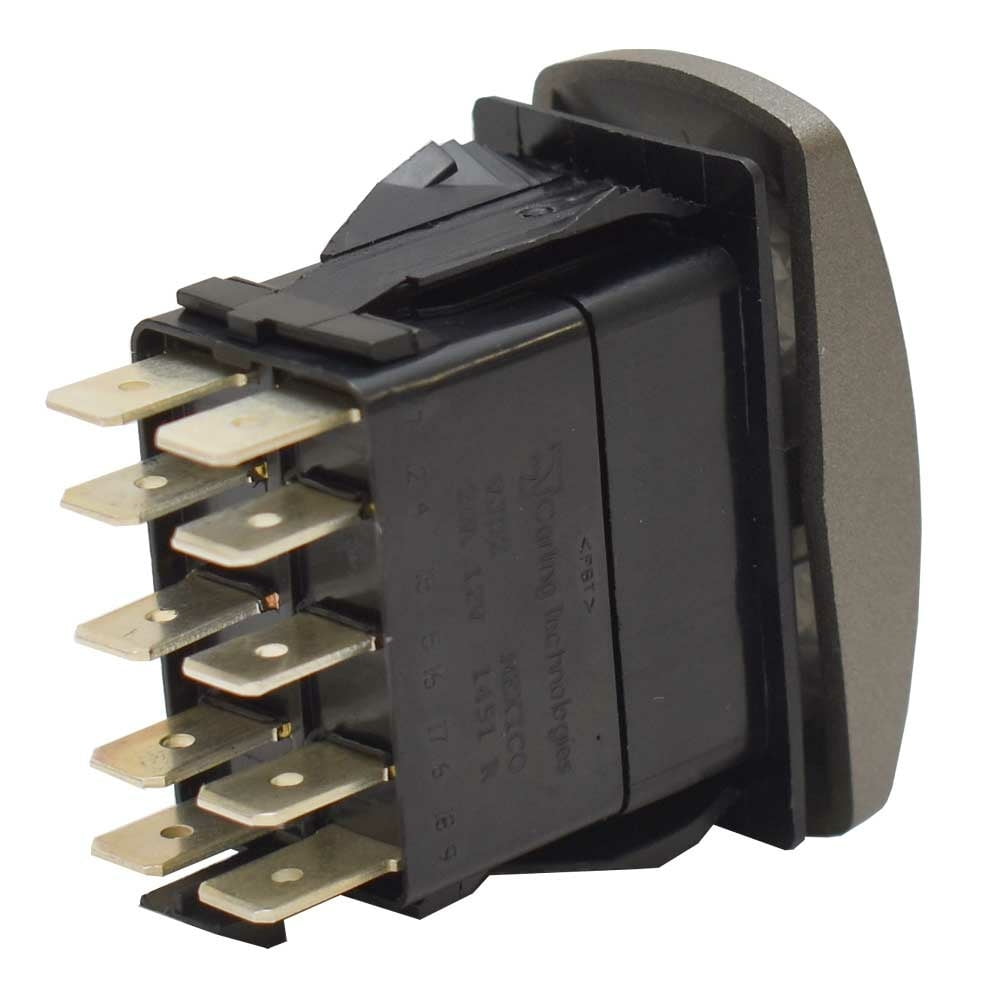 Carling On/Off/On Boat Contura V Rocker Switch | NAV/ANCH LTS 10-Spade