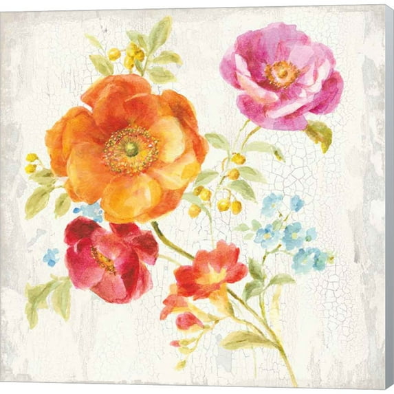 Great Art Now Full Bloom II by Danhui Nai, Canvas Wall Art, 24W x 24H