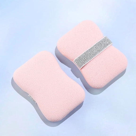 Konjac Exfoliating Bath Sponge With Storage Rope, Soft Non - Shower Soap Bar Compatibility, Home Use Body Scrubber For Daily Cleaning