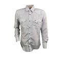 thumbnail image 1 of CAMISA CHH040 ICY DENVER ESTILO VAQUERO COLOR BLANCO CON CRUCES AZULES ICY DENVER CHH040 VAQUERO POLIÉSTER, 1 of 2