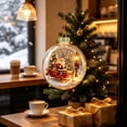 thumbnail image 5 of Barsme Glowing Christmas Story Ornament,Christmas Santa Decoration Ball With LED Light,Mini Holiday Scene Hanging Tree Decor – Warm Glow Keepsake For Mantel Window And Gift Giving, 5 of 6
