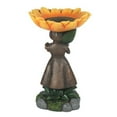 thumbnail image 7 of Mdesiwst Resin Statue Sturdy Waterproof Yellow Sunflower Decor Eco-friendly Bird Bath Figurine for Lawn, 7 of 7