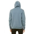 thumbnail image 2 of The Bella + Canvas Unisex Poly-Cotton Fleece Pullover Hoodie - HEATHER SLATE - M, 2 of 2