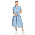 thumbnail image 5 of Vestido denim Roman Fashion /Juvenil 556 (Azul light) azul cielo CH, 5 of 5