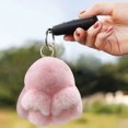 thumbnail image 2 of Llavero de Coche Suave Conejo Pompom, Colgante Hecho a Mano de Piel Falsa de 10 cm Llavero Lindo, 2 of 7
