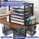thumbnail image 5 of Organizador de archivos de escritorio Simple Trending de 6 niveles con soporte para archivos, 5 of 7