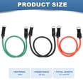thumbnail image 2 of Uxcell Bandes de Résistance, Lot de 3 40 Lbs/50 Lbs/60 lbs Bande de Résistance Empilable Bande d'Exercice Extensible pour Entraînement Homme Maison, Vert/noir/orange, 2 of 5