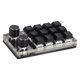 thumbnail image 2 of Teclado macro programable 2 perillas interruptor azul negro 12 teclas mini teclado con RGB para juegos de oficina medios musicales, 2 of 5