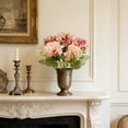 thumbnail image 4 of Artificial 6-headed Chrysanthemum Bouquet Small Bouquet Wedding Bridal Bouquet Artificial Flower Arrangement Setting., 4 of 6