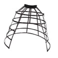 thumbnail image 3 of 5 falda de aros enagua moda portátil cómodo práctico Crinoline Pannier Negro, 3 of 8