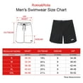 thumbnail image 2 of Rokka&Rolla Men's 9" Stretch Mesh Lined Swim Trunks, up to Size 2XL, 2 of 11