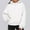 White, variant on Sevevn Womens Long Sleeve Hoodie Fashionable Quarter Zip Pocket Hooded Sweatshirt