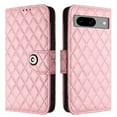 thumbnail image 4 of Allytech Wallet Case for Google Pixel 8, Luxury PU Leather Shockproof Protective Flip Cover for Women Girls, Kickstand Folio Case with Card Slots Holder Wrist Strap Lanyard - Pink, 4 of 7