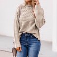 thumbnail image 2 of REDHOTYPE Femmes Col Rond Pull en Tricot en Vrac Casual Pull à Manches Longues Top, 2 of 3