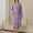 Purple, variant on Ynynloco Robes for Women - Super Bathrobe Soft Cozy Fleece Womens V Neck Kimono Robe Plush Long Bathrobe