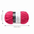 thumbnail image 3 of MS Chunky Chenille Pink Party Polyester Yarn, 3 of 4