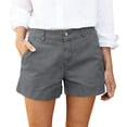 thumbnail image 2 of Shorts for Women High Waisted Summer Shorts Wide Leg Dressy Casual Bermuda Short with Pocket Chino Dress Short,2XL, 2 of 5