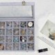 thumbnail image 5 of Stylifing jewelry organizer box 24 grille, velvet jewelry tray jewelry image sheath ring earrings necklace bracelet net cover for the bracelet 26-27s, 5 of 5