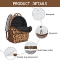 thumbnail image 4 of Leopard Print Backpack for School,Cute School Bag,Schoolbag with Adjustable Shoulder Straps & Padded Back,15.3"x11"x6.7", 4 of 6