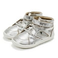 thumbnail image 2 of Old Soles Toddlers Shizam Hi Top Shoes, Silver \ Grey Suede,25 EU (9 US) M US, 2 of 7