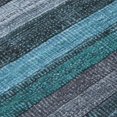 thumbnail image 2 of Dalyn Rugs Machine Washable Indoor/Outdoor Chantille Teal 8' x 8' Round Rug, 2 of 7
