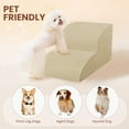 thumbnail image 6 of Dog Stairs for Small Dogs, High Density Foam Dog Steps, Extra Wide Non-Slip Pet Ramp for High Beds Or Couch, Soft Doggie Ladder for Dogs Injured, Older Pets, Small Cats, 6 of 7