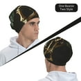 thumbnail image 6 of Xecao Skeleton Hand Rose Butterfly Print Knit Hat,Winter Beanie for Men Women, Beanie Soft Warm Ski Stocking Cuffed Cap, 6 of 7