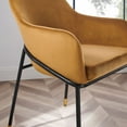 thumbnail image 7 of Modway Jovi Performance Velvet Dining Armchair in Black Cognac, 7 of 7