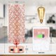 thumbnail image 3 of Lámpara de cristal Lámpara de mesa con puertos USB Luz regulable de 3 vías Lámpara de noche Luz táctil pequeña oso de fresa Hogar, 3 of 5