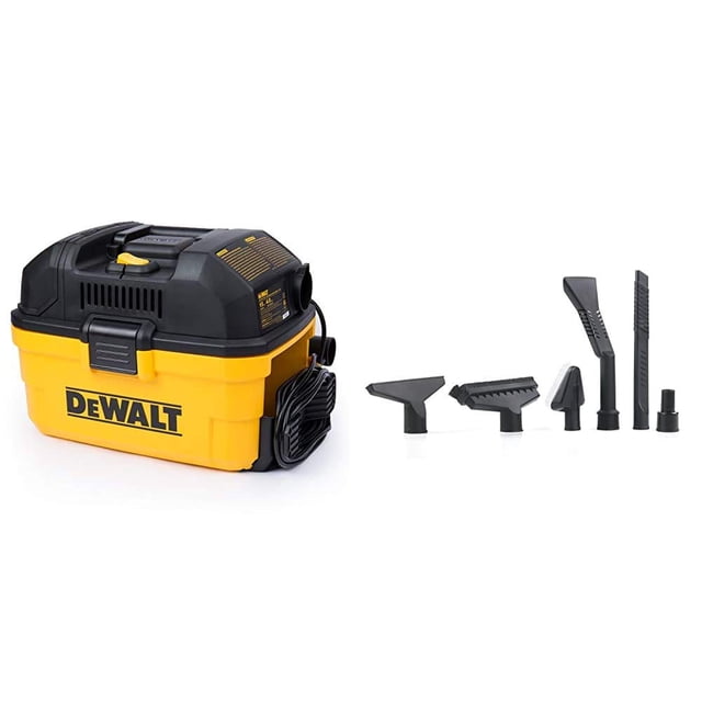 Aspiradora para productos húmedos y secos DEWALT DXV04T 15.14L 5HP con accesorios