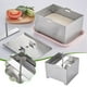 thumbnail image 1 of Moldes de Silicona para Cubitos de Hielo, Prensa de Queso y Paneer de Acero Inoxidable, Diseño de Presión Ajustable, Bandeja de Goteo y Moldes de Silicona para Congelador con Eliminación Eficiente de, 1 of 3