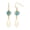 Blue, variant on 1928 Jewelry Women's Gold Tone Faux Pearl And Black Bel Fiore Drop Bead Earrings
