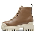 thumbnail image 2 of CMR CHAMARIPA Elevator Boots For Women - Brown Leather Height Increasing Shoes 3.15 Inches / 8CM, 2 of 9