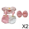 thumbnail image 1 of Ropa De Muñeca De 2xplaush Por 15 Cm Lindo Pantalón De Muñecas De Vestir Para Rosa, 1 of 8