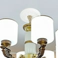 thumbnail image 6 of Home PU Lamp Plate Imitation Plaster Disc Flower Plate Simple Round Ceiling Shape Lamp Pool Chandelier Base Lamp Holder, 6 of 6