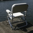 thumbnail image 6 of Wise 3316 Series Boaters Value Folding Deck Chair, White, 6 of 7