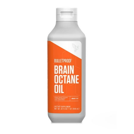 Bulletproof Brain Octane MCT Oil, Perfect for Keto and Paleo Diet, 100% Non-GMO Premium C8 Oil, Ketogenic Friendly, Responsibly Sourced from Coconuts Only, (32 (Whats The Best Mct Oil)