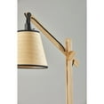thumbnail image 5 of Adesso Walden 61" Adjustable Floor Lamp, Natural Wood with Black Metal Base, Paper shade, 5 of 6