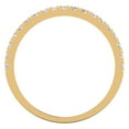thumbnail image 4 of Clara Pucci 18K Tri-Tone Solid Gold 0.855Ct Zircon Bridal Wedding Designer Ring hypoallergenic Band for Women, 4 of 7