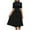 Black, variant on Fashion Women's Bandage Printing Dresses Elegant Casual Comfortable All Occasio Button Waist Dress Blouses For Women Dressy Dasual Business Casual