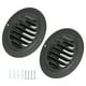 thumbnail image 1 of Cubierta de Ventilación Redonda Uxcell de 3", 2pcs Rejilla de Acero Inoxidable 304 con Louver para Ventilación, Negro, 1 of 6