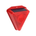 thumbnail image 1 of Injueey 6LED Luz de alarma solar IP65 Sensor impermeable Repelente Sirena Detector de ladridos de perros Jardín Granja Lámpara de seguridad Repelente de insectos y plagas, 1 of 6