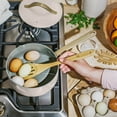 thumbnail image 5 of Beautiful 12pc Ceramic Non-Stick Cookware Set, Porcini Taupe by Drew Barrymore, 5 of 7
