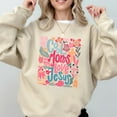 thumbnail image 5 of Cool Moms Love Jesus Sweatshirt – Funny Christian Crewneck for Women, Faith-Based Pullover, Religious Mom Gift, Mother’s Day Jesus Sweater, 5 of 7