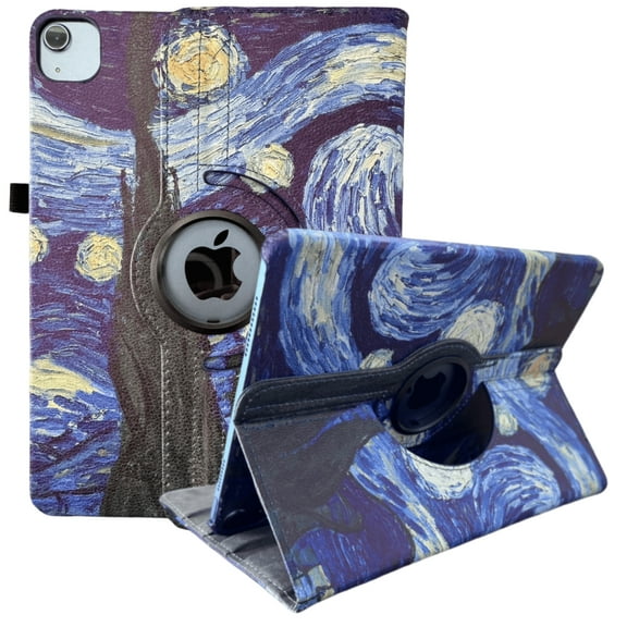 Case for iPad Air 6 11-inch (M2 2024), 10.9-inch Air 5 2022 & 10.9-inch Air 4 2020, 360 Degree Rotating Protective Stand Smart Magnetic Tablet Cover for Air 6th/5th/4th Generation