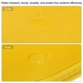 thumbnail image 5 of Uxcell A5 Document Pocket Storage Pouch Waterproof Zipper File Bags, Yellow 5 Pack, 5 of 6