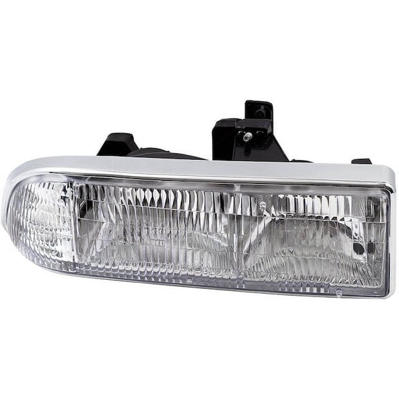 Right Headlight Assembly - Compatible with 1998 - 2005 Chevy Blazer 4.3L V6 Naturally Aspirated OHV GAS 1999 2000 2001 2002 2003 2004