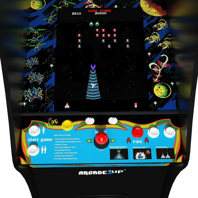 Arcade1Up GALAGA Deluxe Arcade Game Machine 5-Foot Stand-Up