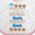 thumbnail image 4 of Inktastic What Happens at Nana's Boys or Girls Baby Bib, 4 of 4